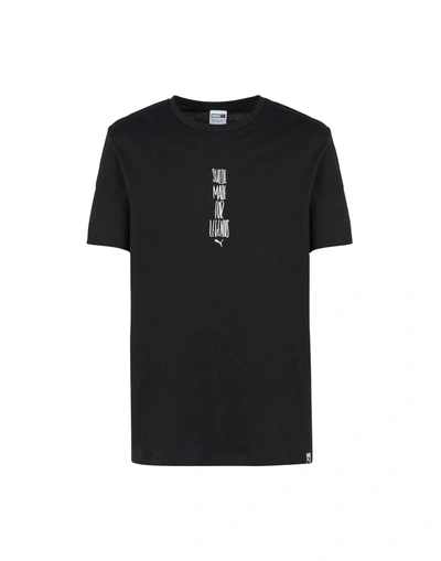 Shop Puma Sports T-shirt In Black