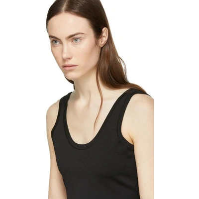 Shop Balmain Black Stretch Knit Bodysuit In C0100 Black