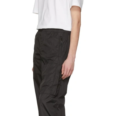 Shop Givenchy Black Nylon Jogging Pants In 001 Black