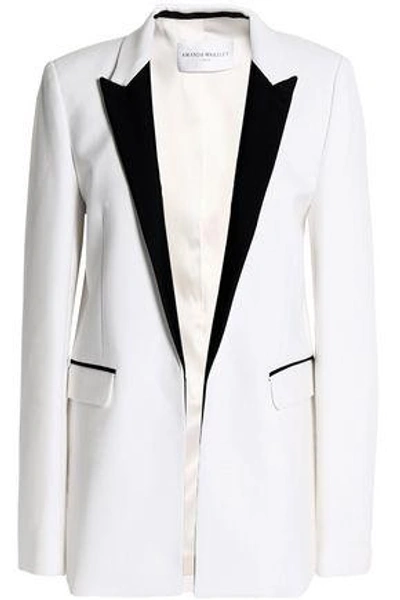 Shop Amanda Wakeley Woman Crepe Blazer White