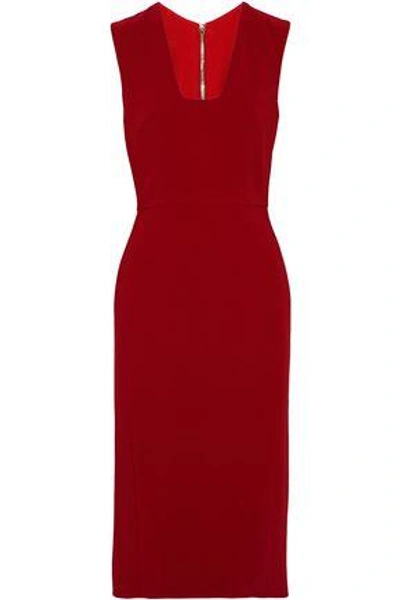 Shop Antonio Berardi Twill Dress In Red