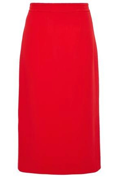 Shop Antonio Berardi Woman Crepe Skirt Red