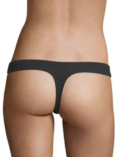 Shop Calvin Klein Classic Lace Thong In Black