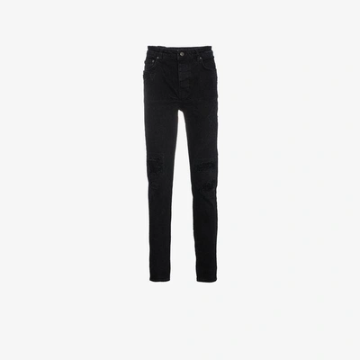 Shop Ksubi Chitch Boneyard Denim Jeans - Men's - Cotton/spandex/elastane In Black