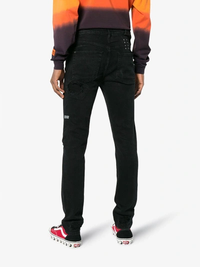 Shop Ksubi Chitch Boneyard Denim Jeans - Men's - Cotton/spandex/elastane In Black