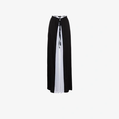 Shop Ann Demeulemeester Gathered Maxi Skirt In Black