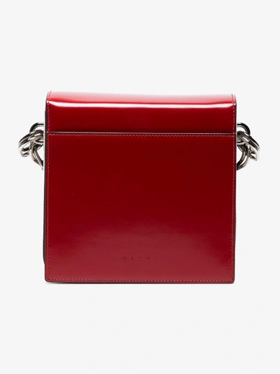 Shop Marni 'caddy' Schultertasche In Red