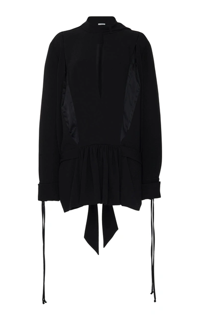 Shop Loewe Peasant Top In Black