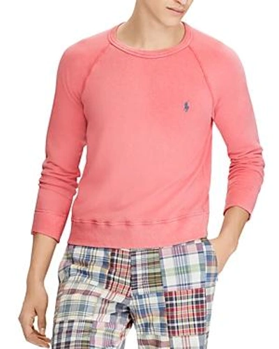 Shop Polo Ralph Lauren Spa Terry Sweatshirt In Red