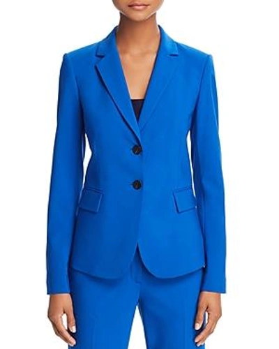 Shop Theory Carissa Classic Blazer In Nautical Blue