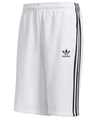 Shop Adidas Originals Adidas Men's Originals French Terry Shorts In White