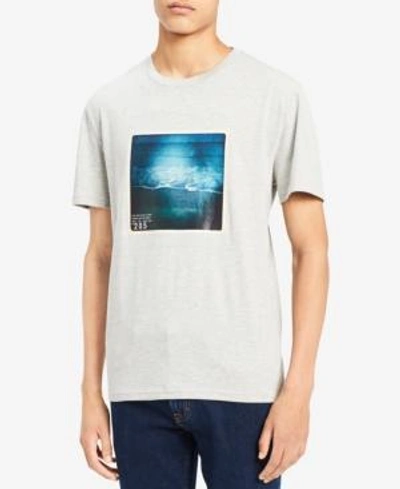 Shop Calvin Klein Jeans Est.1978 Men's Graphic-print T-shirt In Light Grey Heather