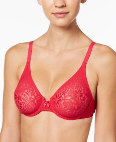 Shop Wacoal Halo Lace Molded Underwire Bra 851205 In Love Potion