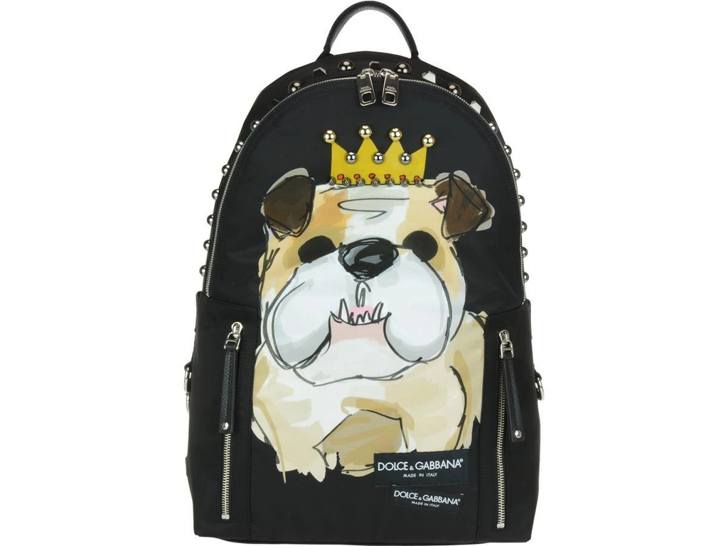 Dolce Gabbana Backpack In Dog Black ModeSens