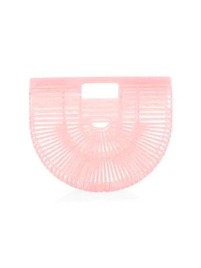 Shop Cult Gaia Small Ark Acrylic Bag In Pink