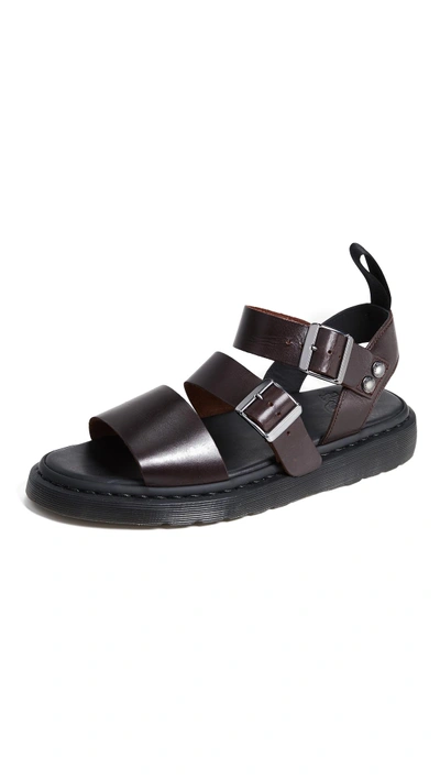Shop Dr. Martens' Gryphon Strap Sandals In Charro