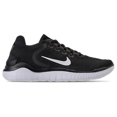 Shop Nike Men's Free Rn 2018 Running Shoes In Black