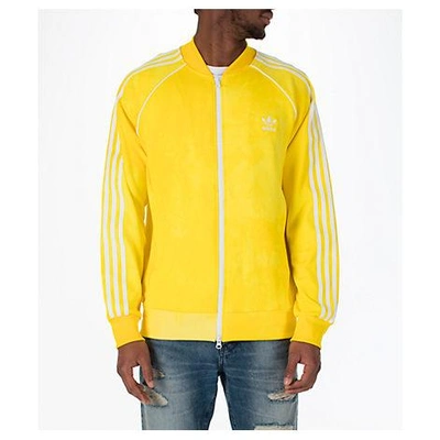 Adidas Originals Men's Adias Originals Pharrell Williams Hu Superstar Jacket, Yellow | ModeSens