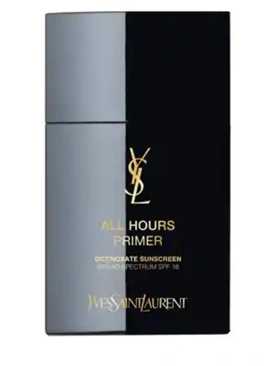 Shop Saint Laurent All Hours Primer Octinoxate Sunscreen Spf 18 In Medium Deep