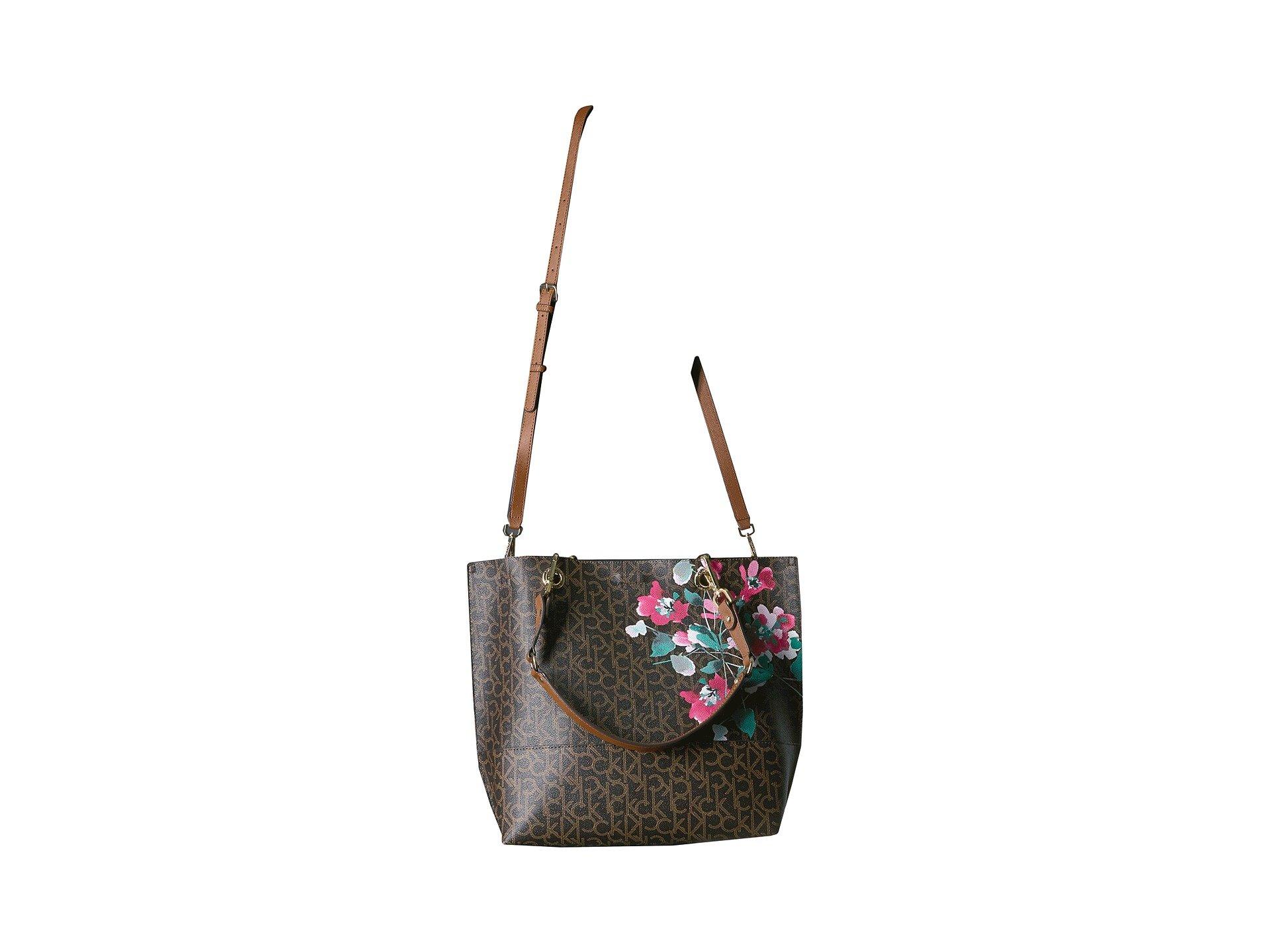 calvin klein sonoma floral tote