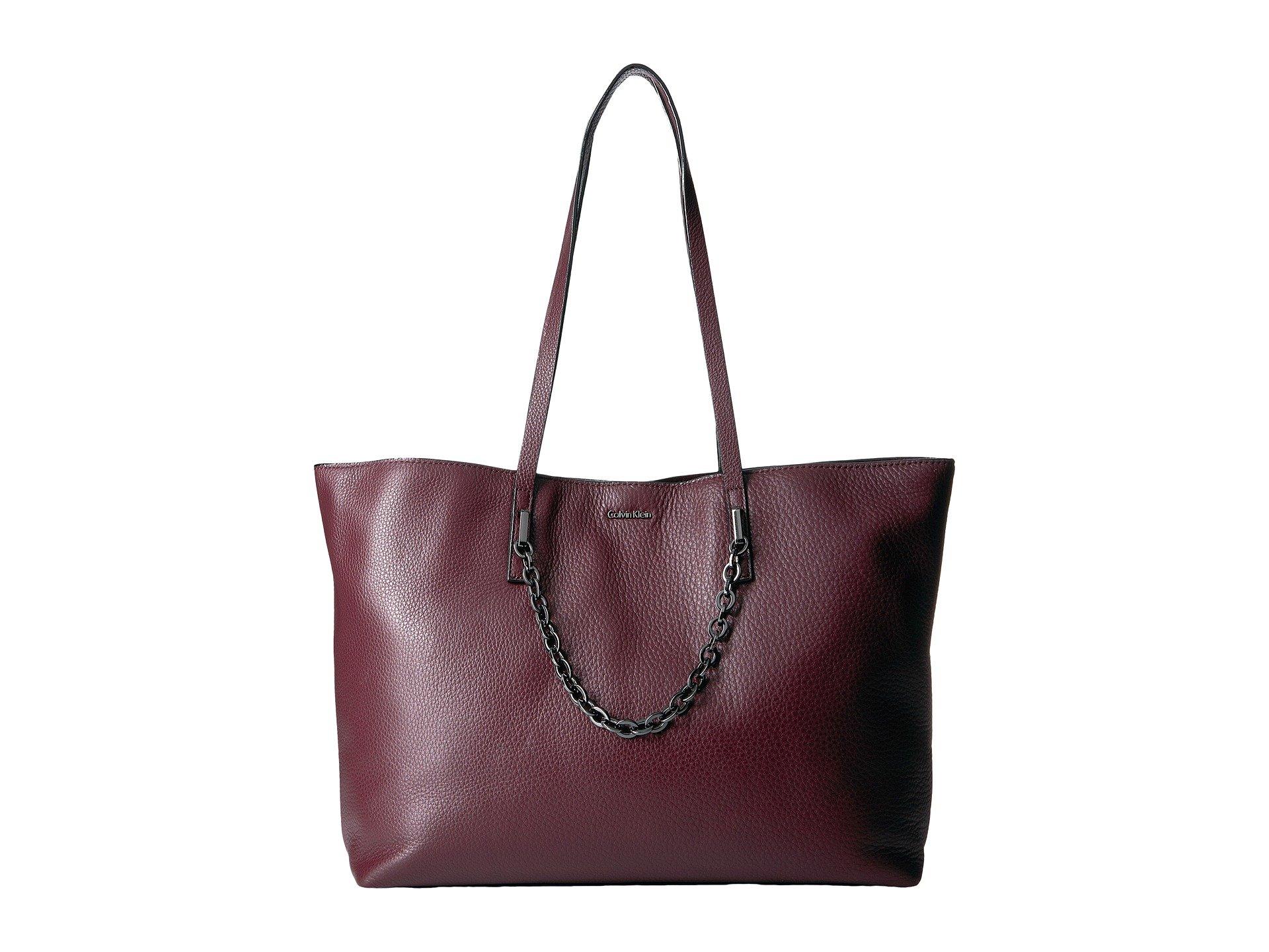 calvin klein pebble tote