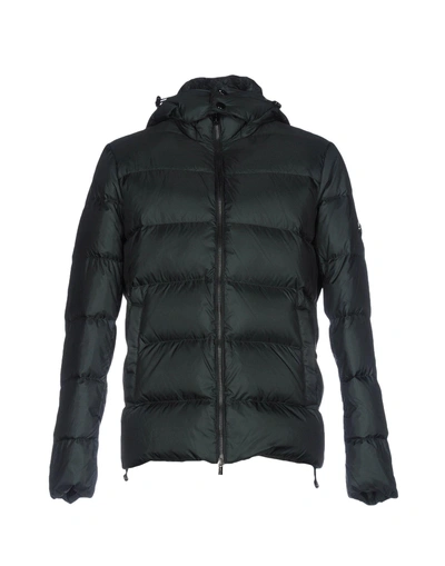 Shop Michael Kors Down Jacket In Dark Green