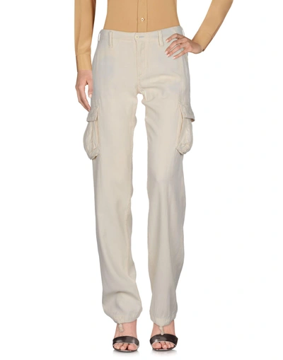 Shop Mason's Casual Pants In Ivory