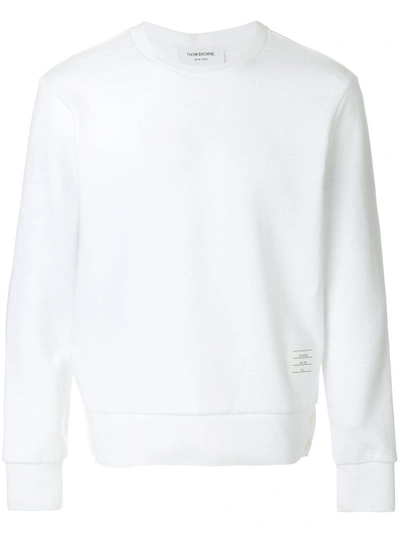 Thom Browne Rwb-stripe Cotton Sweatshirt