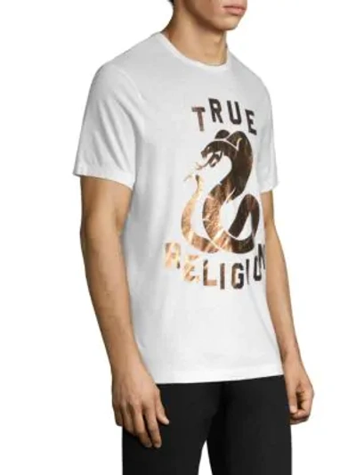 Shop True Religion Short-sleeve Logo Graphic Tee In True Black