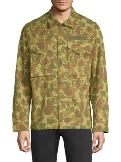 Shop Rag & Bone Camouflage Flight Shirt Jacket