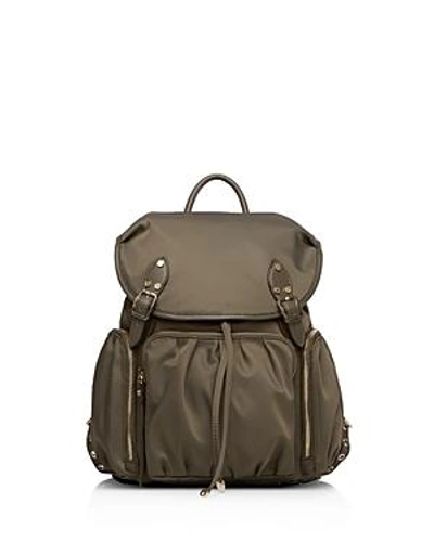 Shop Mz Wallace Marlena Nylon Backpack In Clay/gold