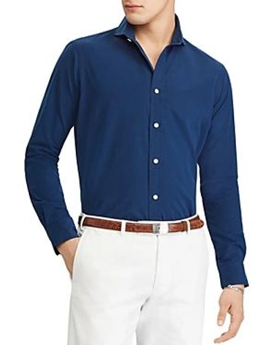 Shop Polo Ralph Lauren Classic Fit Button-down Shirt In Blue