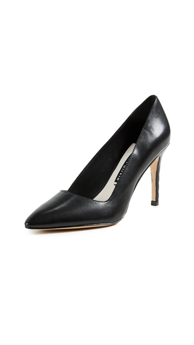 Shop Alice And Olivia Dina Point Toe Pumps In Black