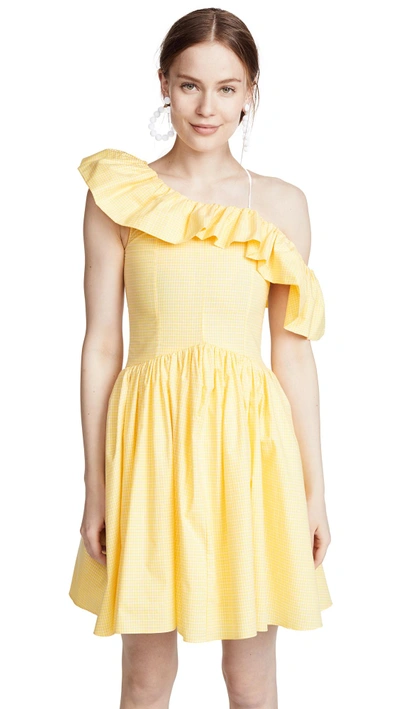 Shop Pamplemousse Daisy Dress In Yellow