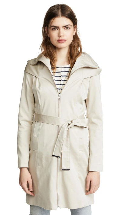 Shop Soia & Kyo Maali Trench Coat In Oatmeal