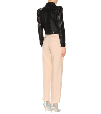 Shop Stella Mccartney Emmalee Faux Leather Jacket In Black