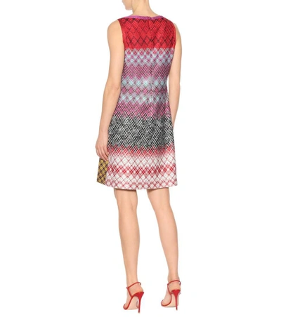 Shop Missoni Metallic Knit Minidress In Multicolor