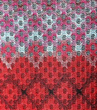 Shop Missoni Metallic Knit Minidress In Multicolor