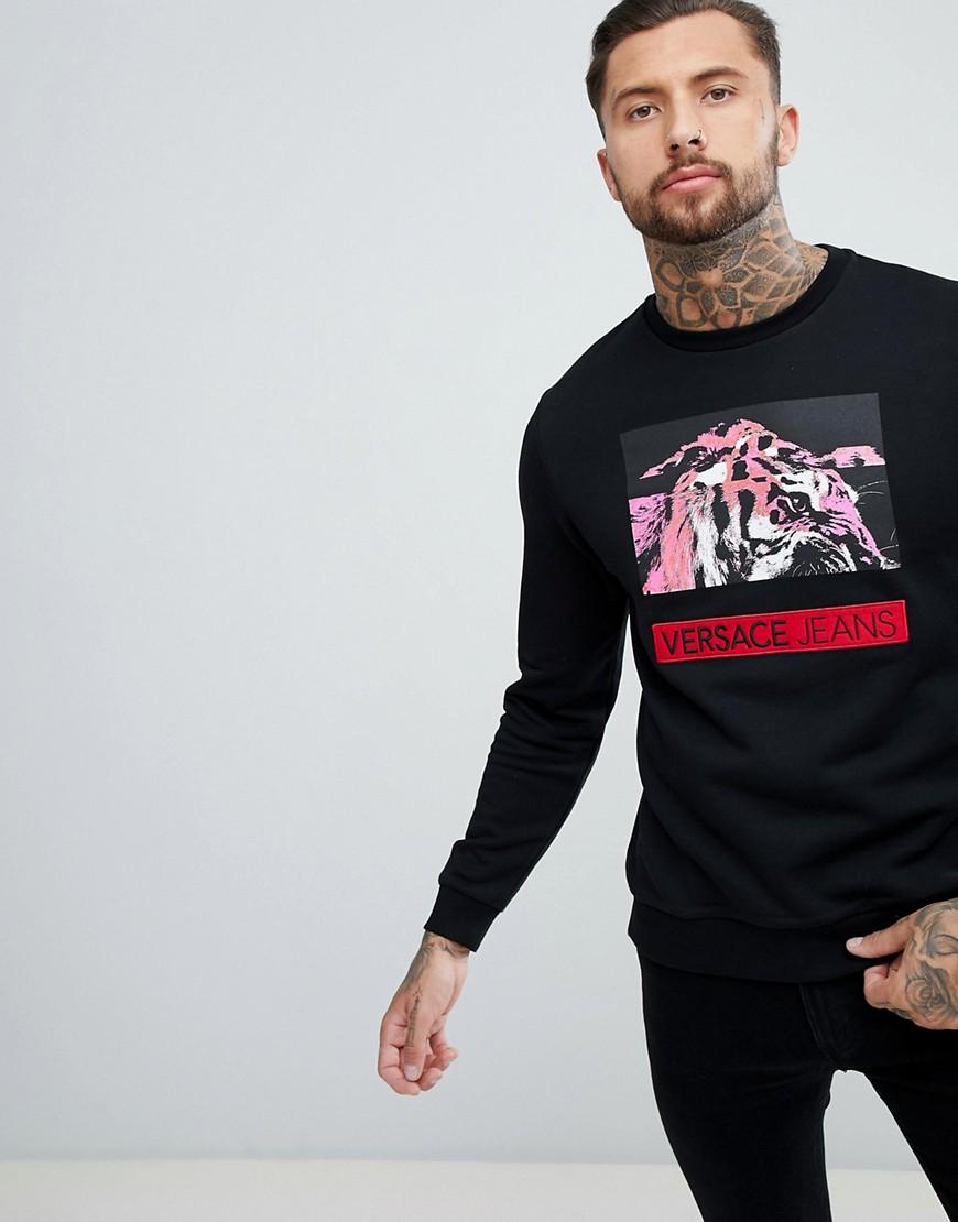 versace jeans tiger jumper