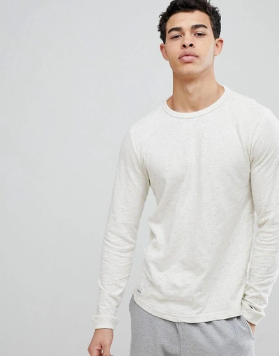 Shop Tommy Hilfiger Crew Neck Long Sleeve Top - White