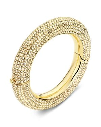 Shop Atelier Swarovski X Christopher Kane Bolster Bangle Bracelet In Gold