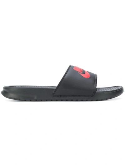 Shop Nike Benassi Just Do It Slides - Black