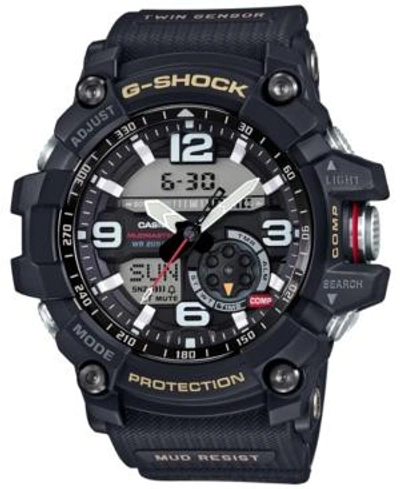 Shop G-shock Men's Analog-digital Mud Master Black Resin Strap Watch 52mm