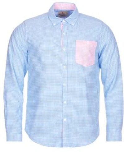 Shop Barbour Men's Jenning Shirt In Pastel Blue