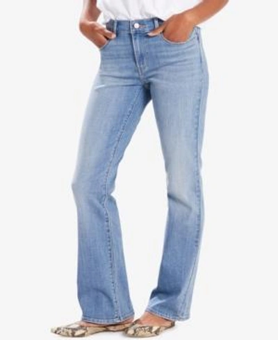 Shop Levi's 715 Bootcut Jeans In Med Blue 1