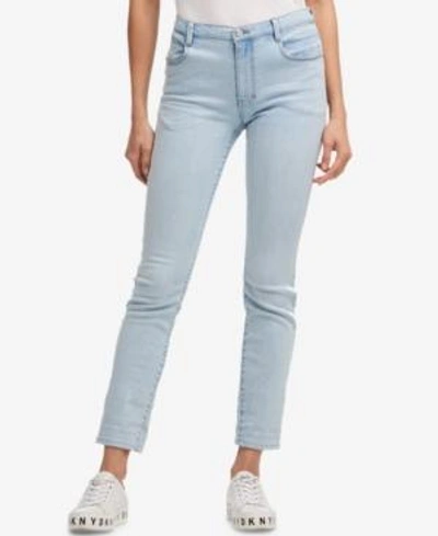 Shop Dkny Soho Skinny Jeans, Created For Macy's In Light Indigo