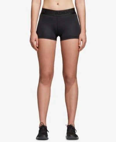 Shop Adidas Originals Adidas Alphaskin Climacool Shorts In Black