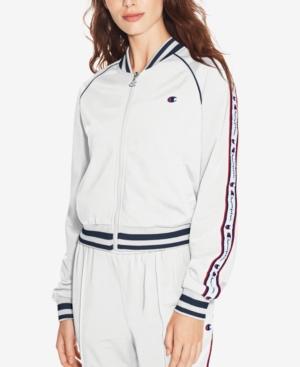 champion jacket womens white