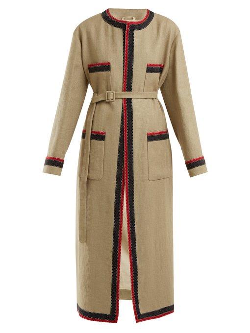 gucci linen coat