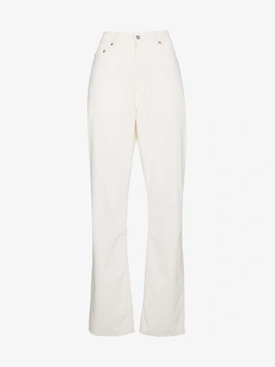 Shop Our Legacy Second Cut Corduroy Trousers In White